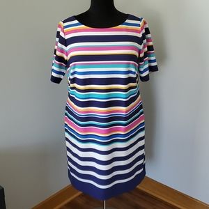 Colorful striped dress
